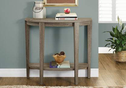 Taupe Accent Table - Narrow Console Entryway Sofa Bedroom