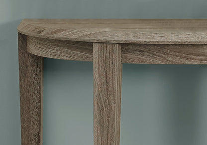 Taupe Accent Table - Narrow Console Entryway Sofa Bedroom