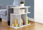 Accent Table, Side, End, Nightstand, Lamp, Living Room, Bedroom, White Laminate, Contemporary, Modern