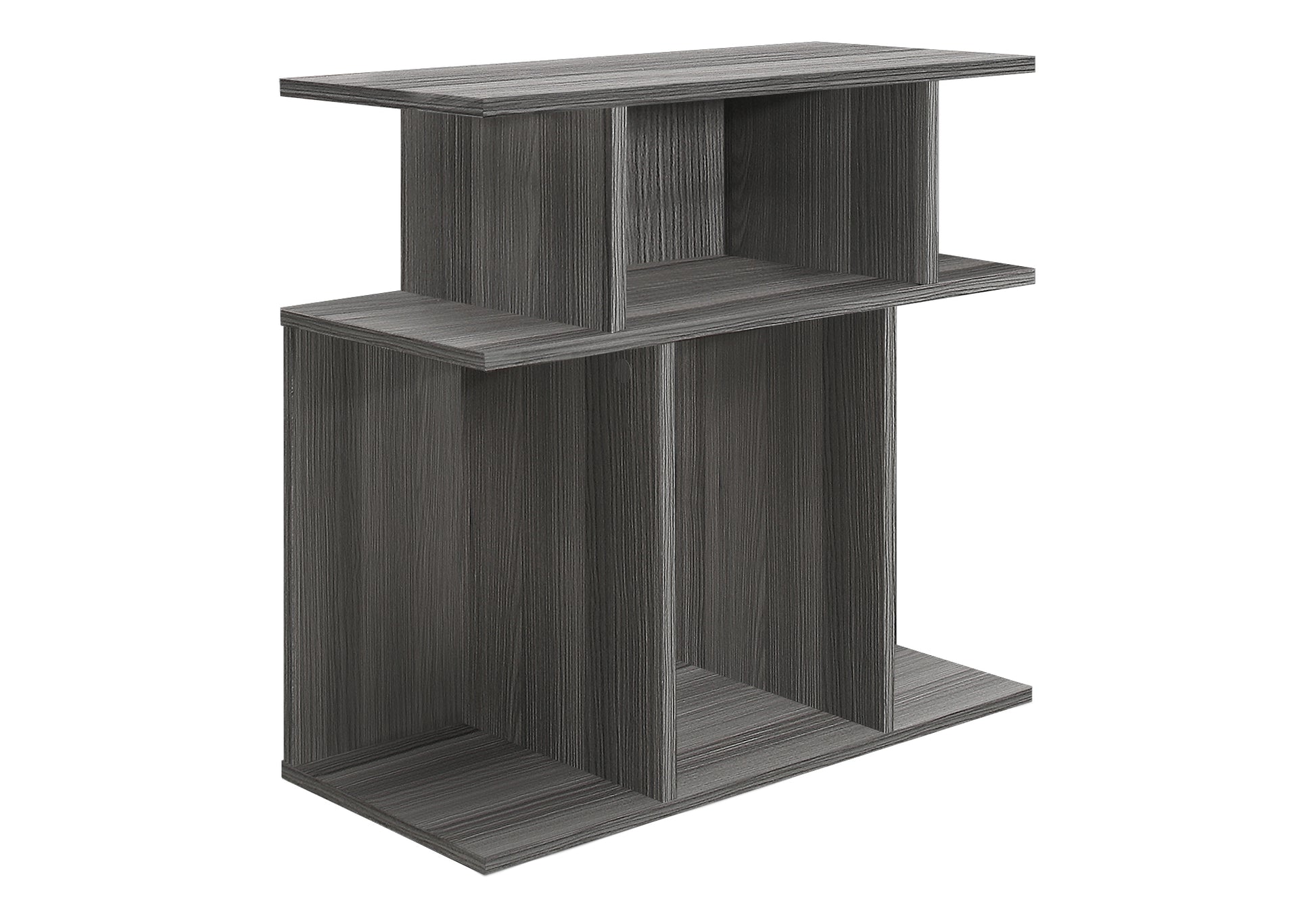 Grey Accent Table - 23.75" Side Table for Bedroom or Living Room