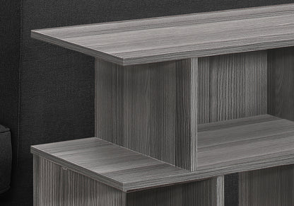 Grey Accent Table - 23.75" Side Table for Bedroom or Living Room