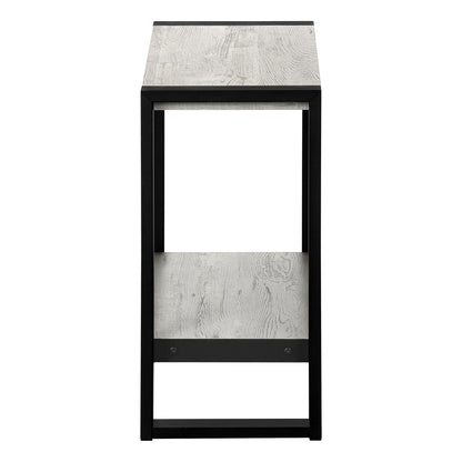 Grey Accent Table - 2 Tier MDF Side Table