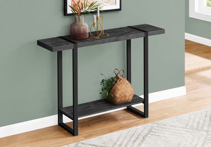 Black Console Table - Storage Accent Table