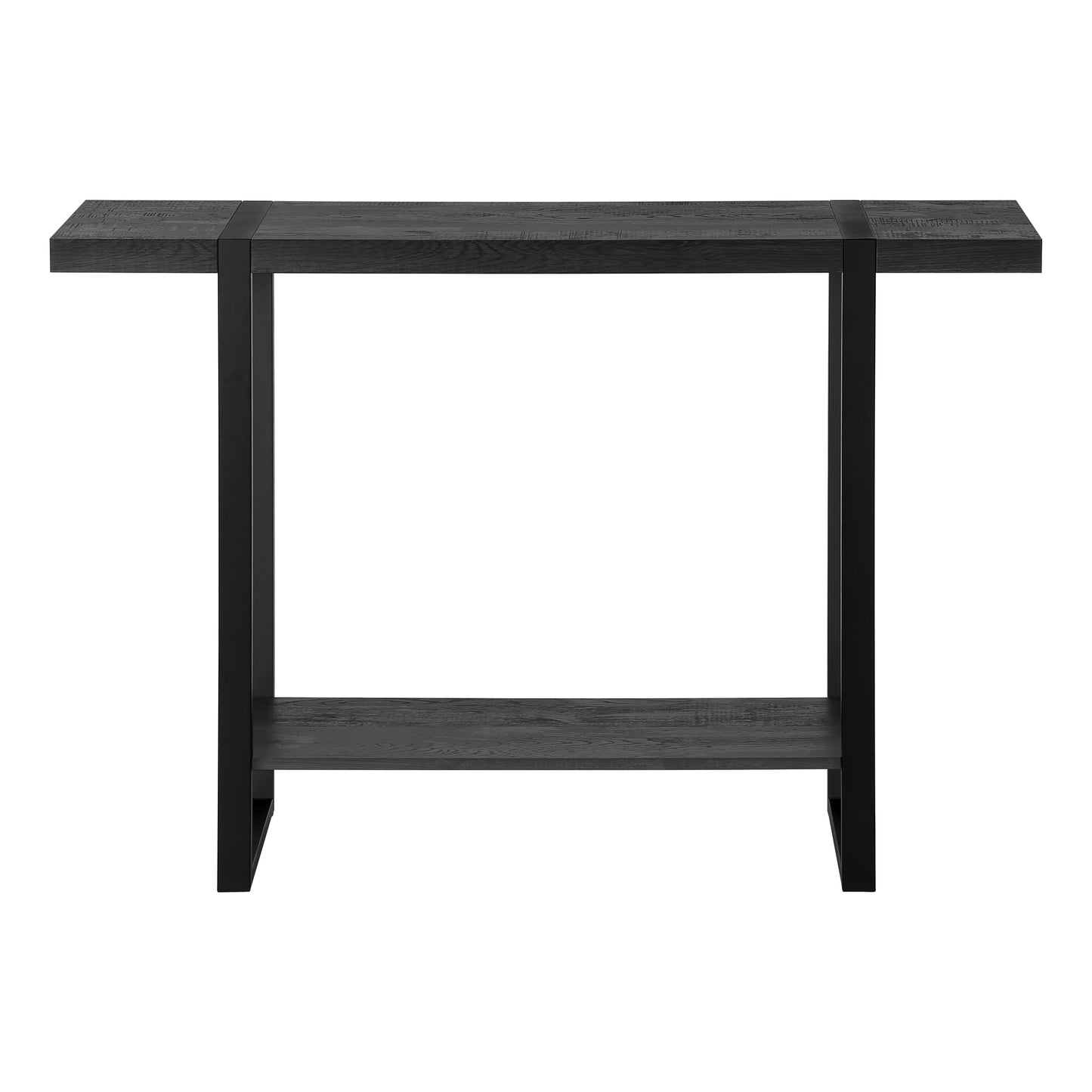 Black Console Table - Storage Accent Table