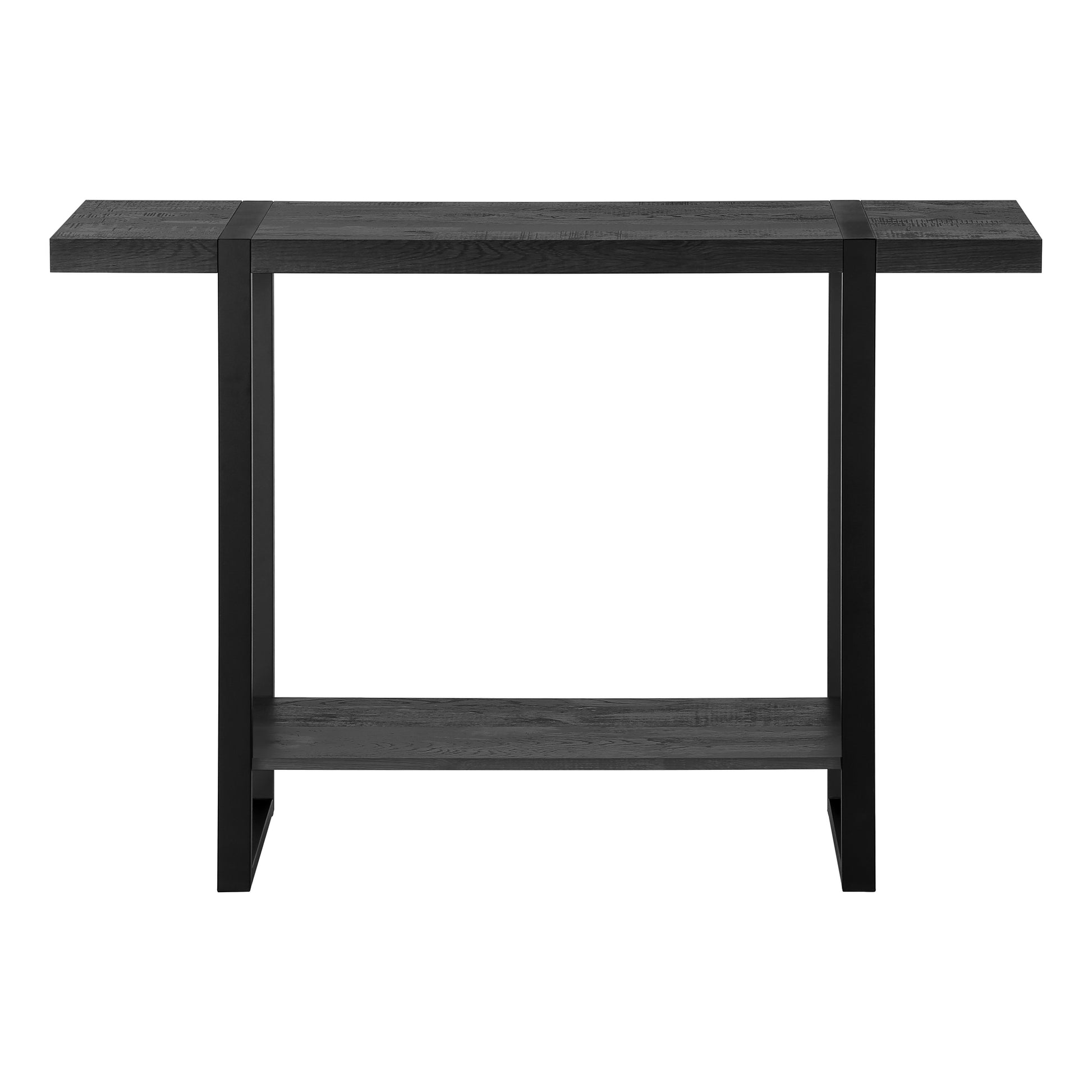Black Console Table - Storage Accent Table