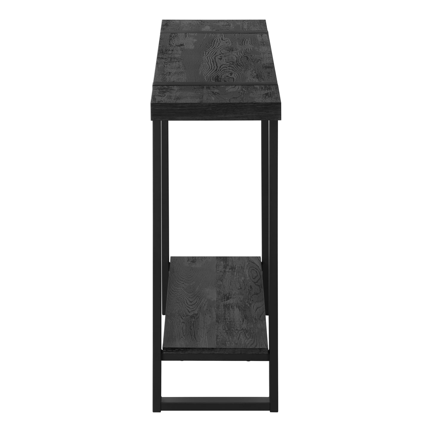 Black Console Table - Storage Accent Table