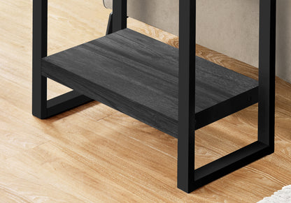 Black Accent Table - 2 Tier MDF Side Table
