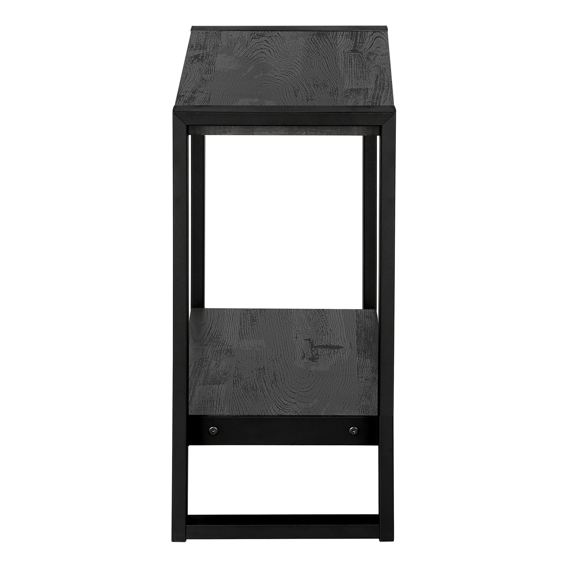 Black Accent Table - 2 Tier MDF Side Table