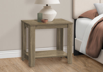 Taupe Accent Table - 23.75 Inch Side Table