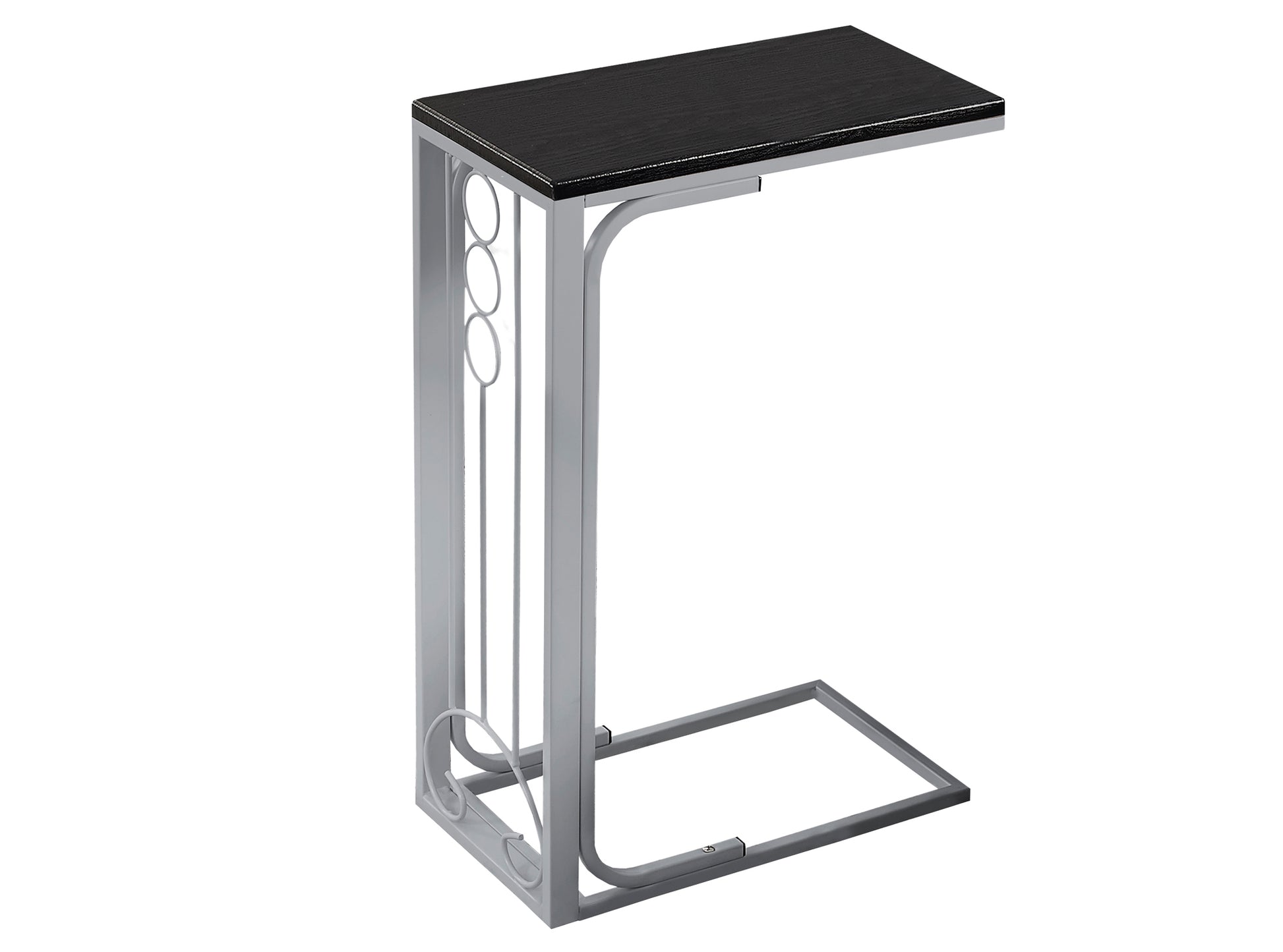 Small Black Accent Table - MDF & Metal