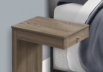 Taupe Particle Board Accent Table - 12 x 18.25 x 24 Inches
