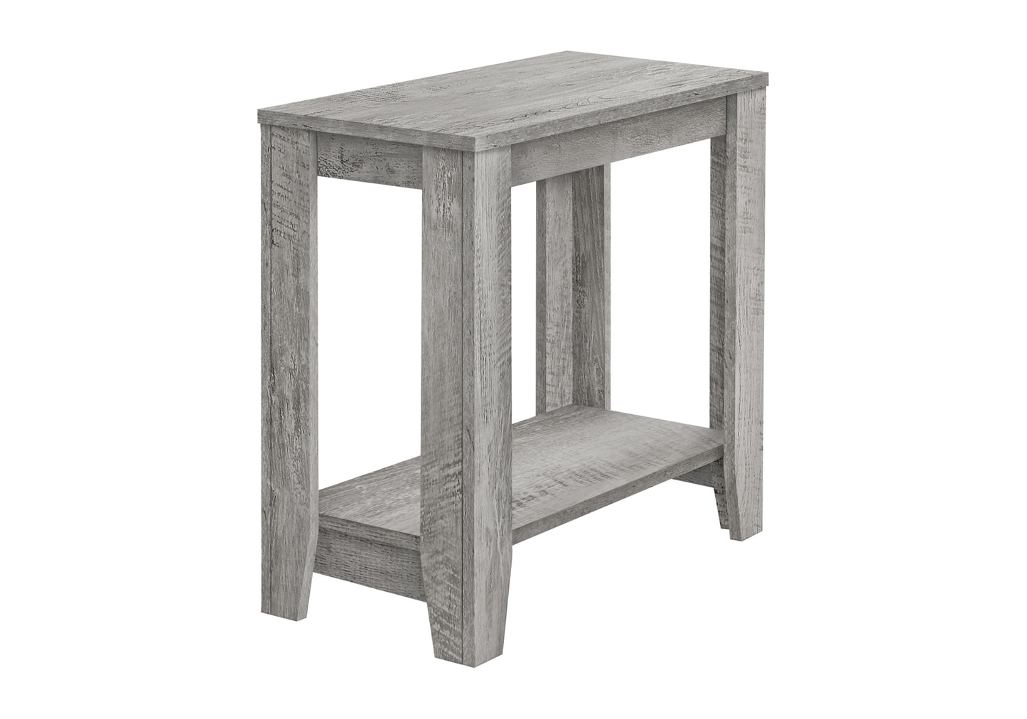 Grey Accent Table - 23.75" Modern Side Table