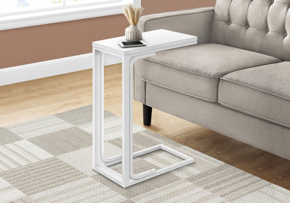 Accent Table, C-shaped, End, Side, Snack, Living Room, Bedroom, Contemporary, Modern