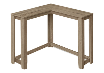 Accent Table, Console, Entryway, Narrow, Corner, Living Room, Bedroom, Brown Laminate, Contemporary, Modern