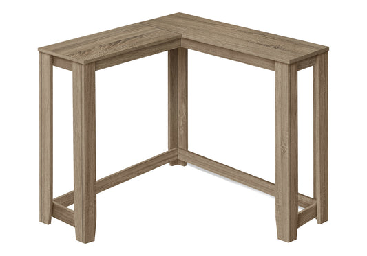 Accent Table, Console, Entryway, Narrow, Corner, Living Room, Bedroom, Brown Laminate, Contemporary, Modern