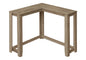Accent Table, Console, Entryway, Narrow, Corner, Living Room, Bedroom, Brown Laminate, Contemporary, Modern