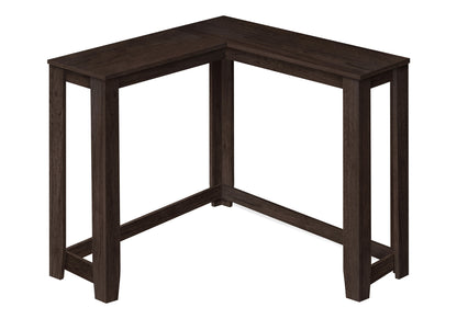 Accent Table, Console, Entryway, Narrow, Corner, Living Room, Bedroom, Brown Laminate, Contemporary, Modern