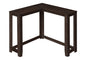 Accent Table, Console, Entryway, Narrow, Corner, Living Room, Bedroom, Brown Laminate, Contemporary, Modern