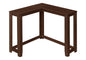 Accent Table, Console, Entryway, Narrow, Corner, Living Room, Bedroom, Brown Laminate, Contemporary, Modern