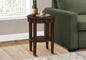 Accent Table, 2 Tier, End, Side Table, Round, Nightstand, Bedroom, Lamp, Brown Veneer, Transitional