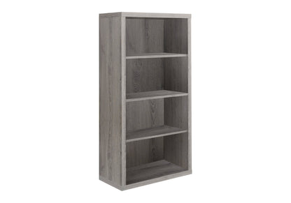 Bookshelf, Bookcase, Etagere, 5 Tier, 48"h, Office, Bedroom, Brown Laminate, Contemporary, Modern