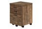 File Cabinet, Rolling Mobile, Storage Drawers, Printer Stand, Office, Work, Brown Laminate, Contemporary, Modern