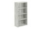 Bookshelf, Bookcase, Etagere, 5 Tier, 48"h, Office, Bedroom, Grey Laminate, Contemporary, Modern