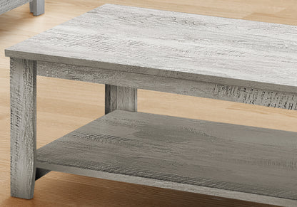 3 Piece Grey Coffee Table Set with Storage