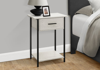 Black Metal Accent Table - 2 Tier Side Table