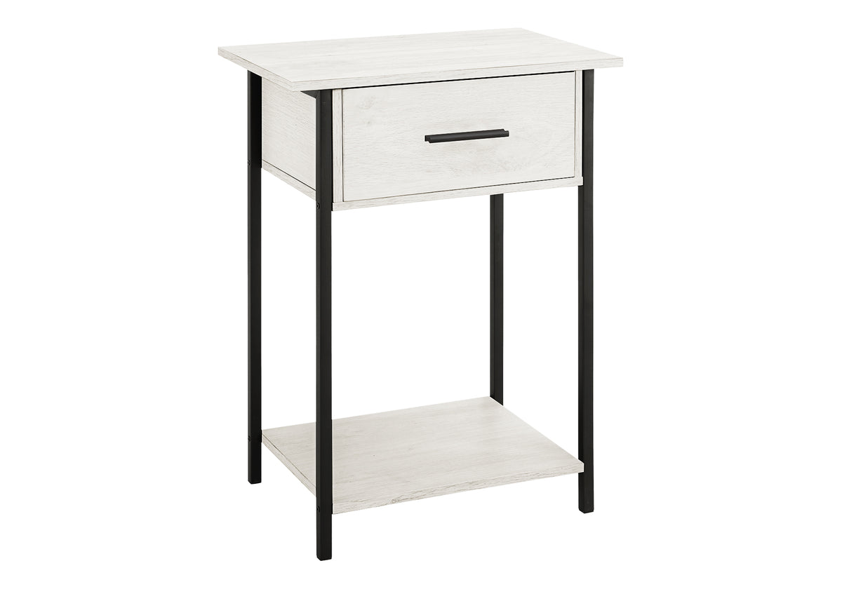 Black Metal Accent Table - 2 Tier Side Table