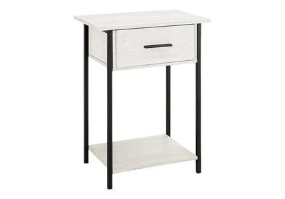Black Metal Accent Table - 2 Tier Side Table
