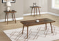 Table Set, 3pcs Set, Accent, Coffee, End, Living Room, Dark Walnut, Contemporary, Modern