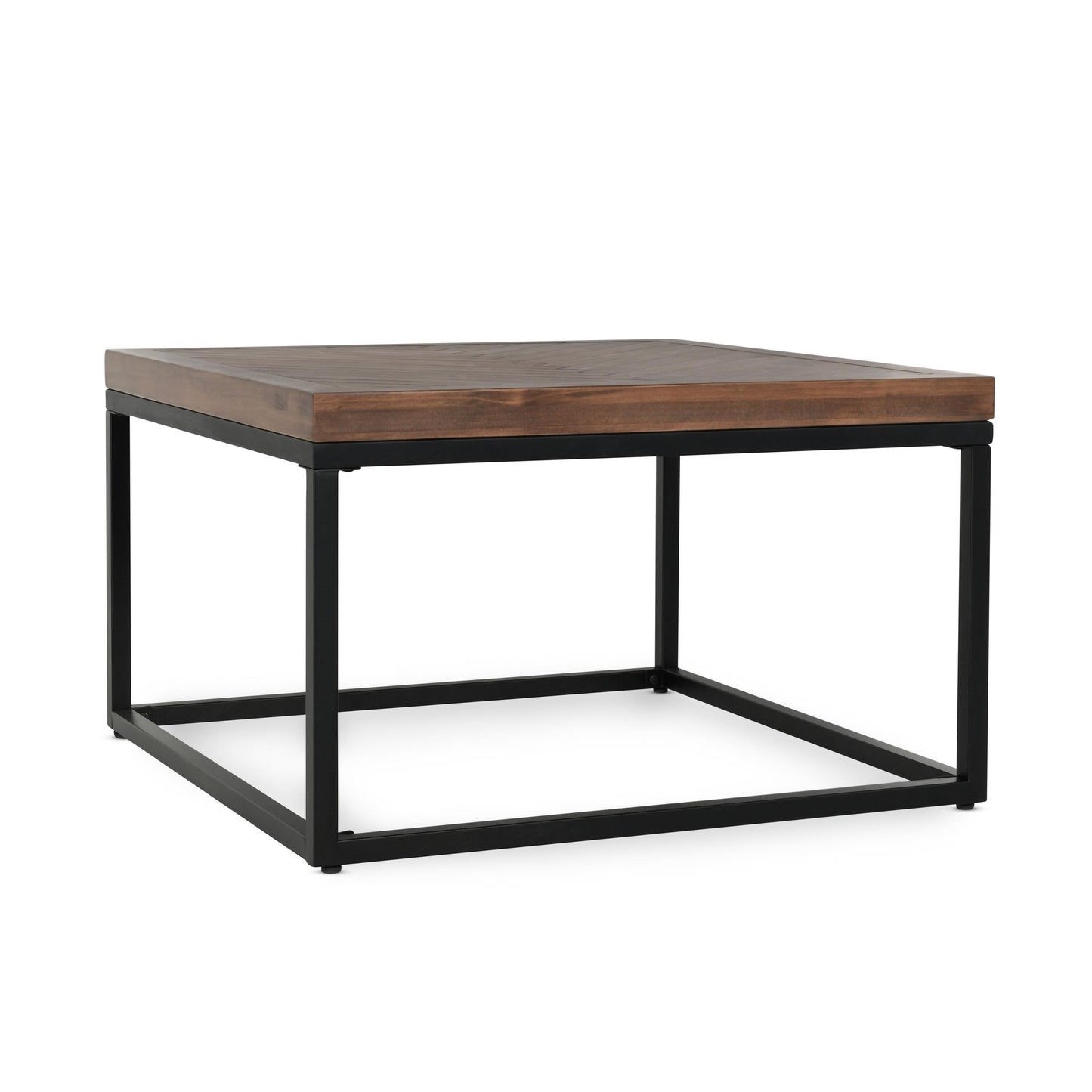 Chantel 30" Square Coffee Table Almond