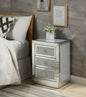 Noralie Mirrored & Faux Dimaonds Accent Table