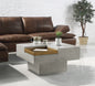 Kailano Weathered Gray Finish Coffee Table