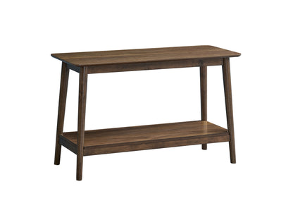 Lamonte Walnut Sofa Table w/Shelf