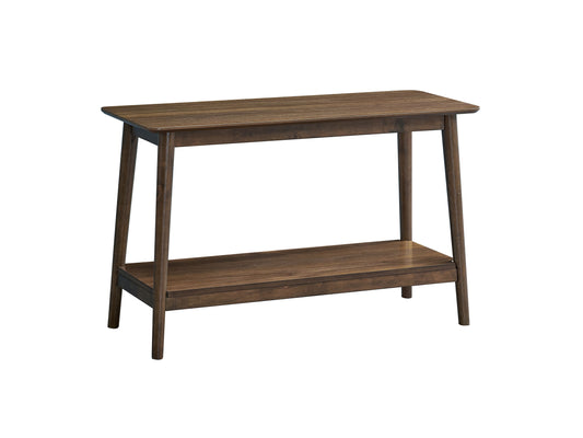 Lamonte Walnut Sofa Table w/Shelf