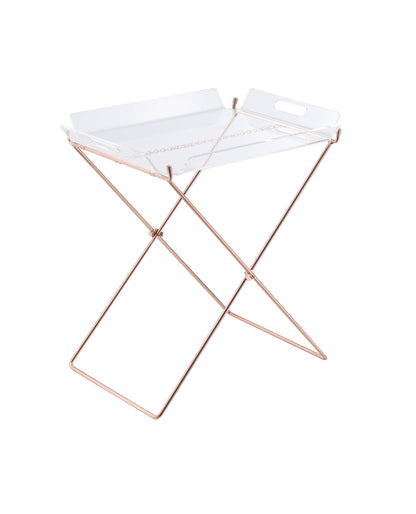 Clear Acrylic Tray Table - 16" x 22" Dining Table