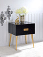 Denvor Black & Gold Finish End Table