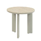 Ingram Ceramic Top & Light Gray Finish End Table
