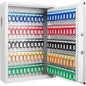 100 Keys Key Cabinet Digital Keypad Wall Safe White