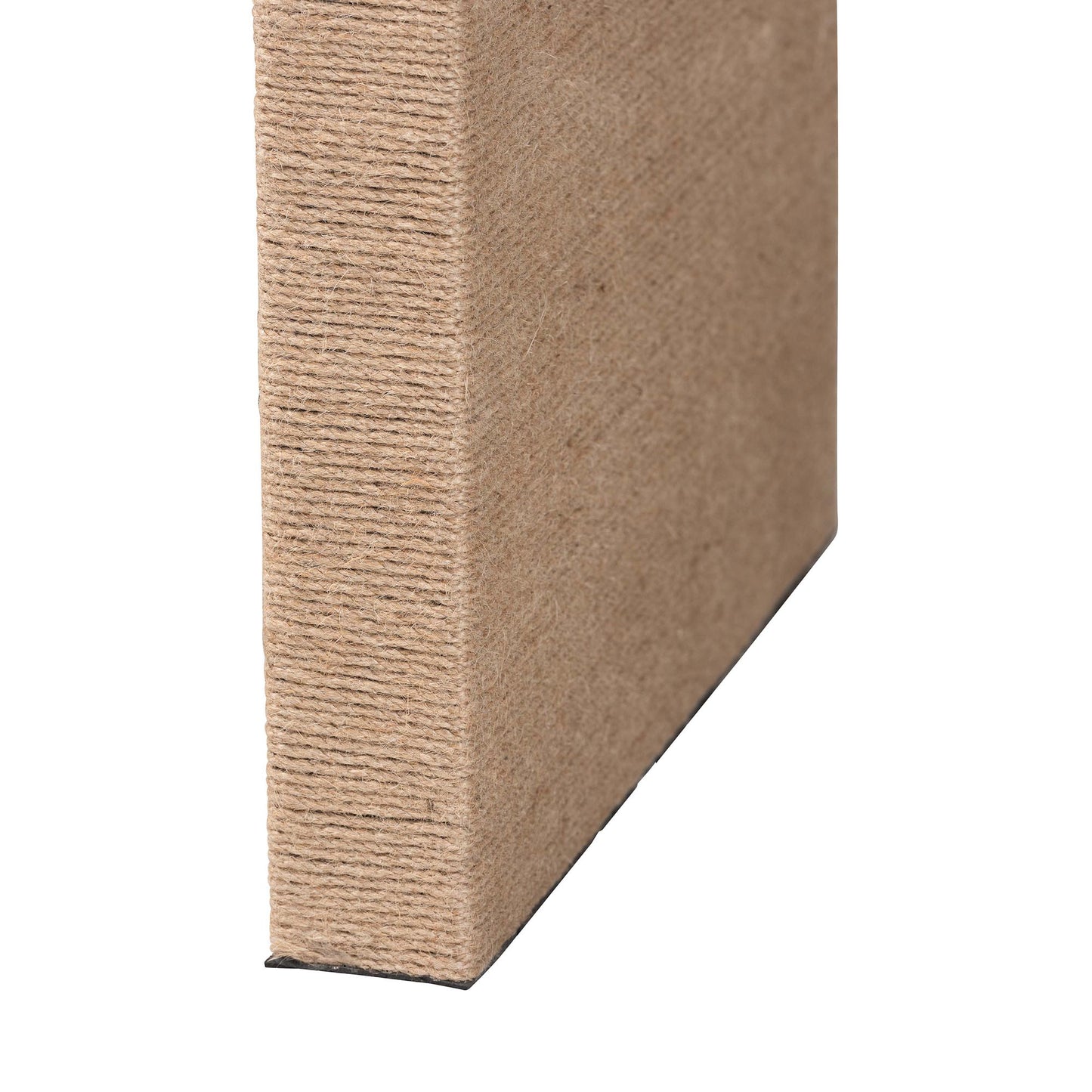 Modern Bohemian Console Table - Brown Jute & Wood