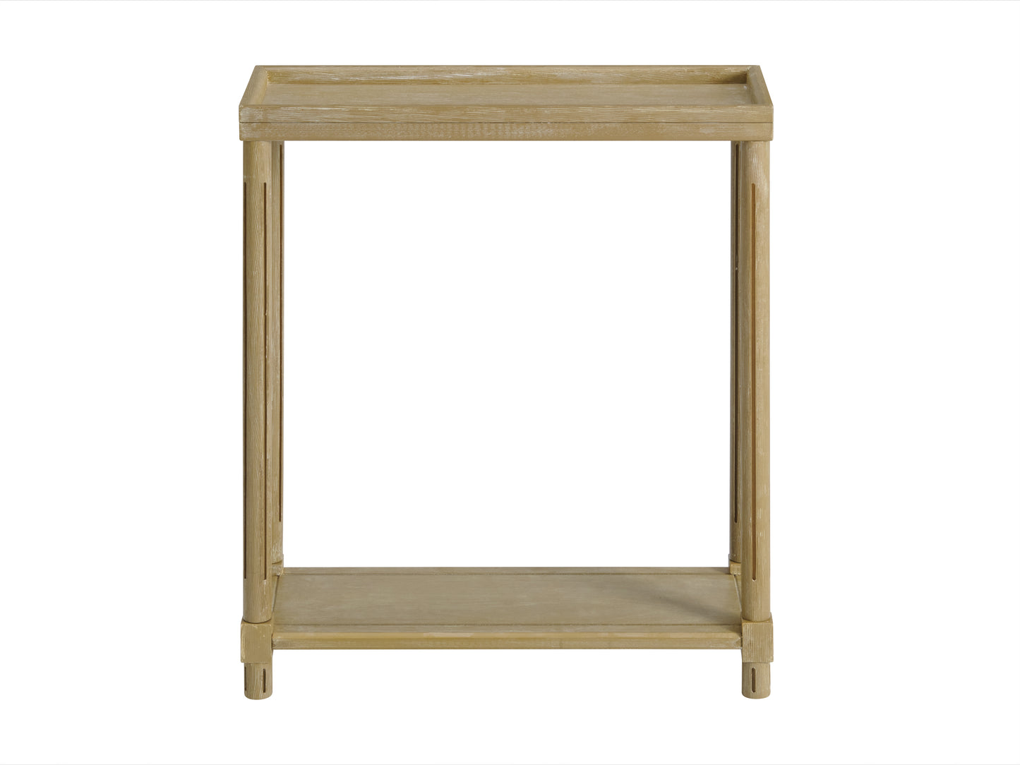 Distressed Oak Side Tables Set of 2