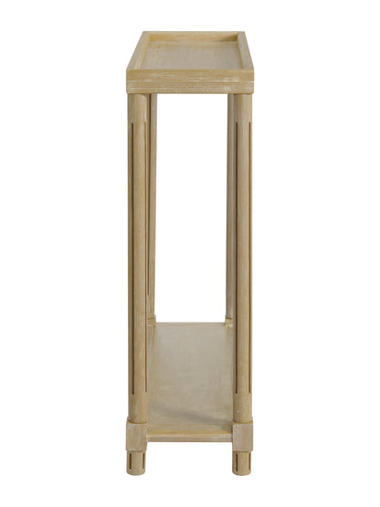 Distressed Oak Side Tables Set of 2