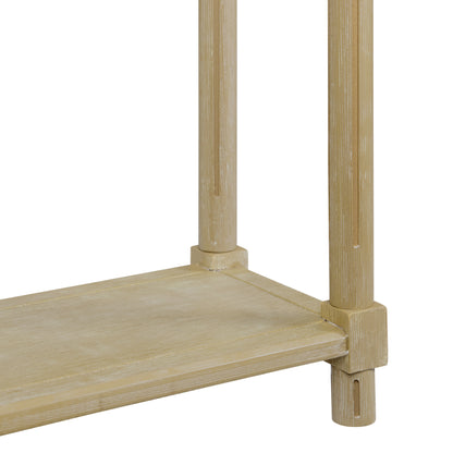 Distressed Oak Side Tables Set of 2