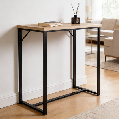 39" Wood Console Table - Coastal Modern Design