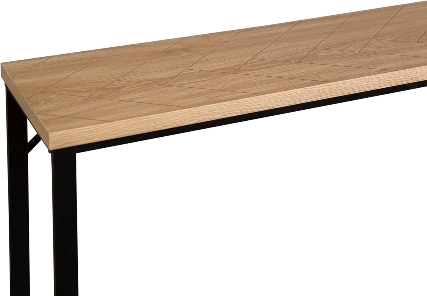 39" Wood Console Table - Coastal Modern Design