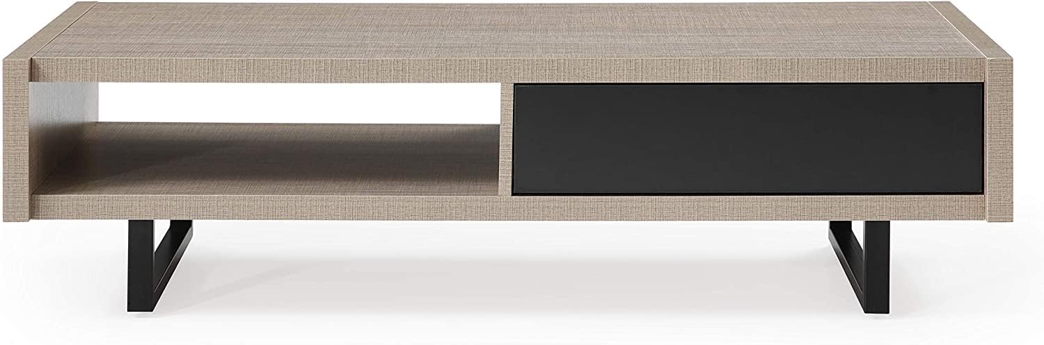 Mid-Century Coffee Table - Ash Wood Storage
