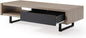 Mid-Century Modern Ash Living Room Coffee Table,tan