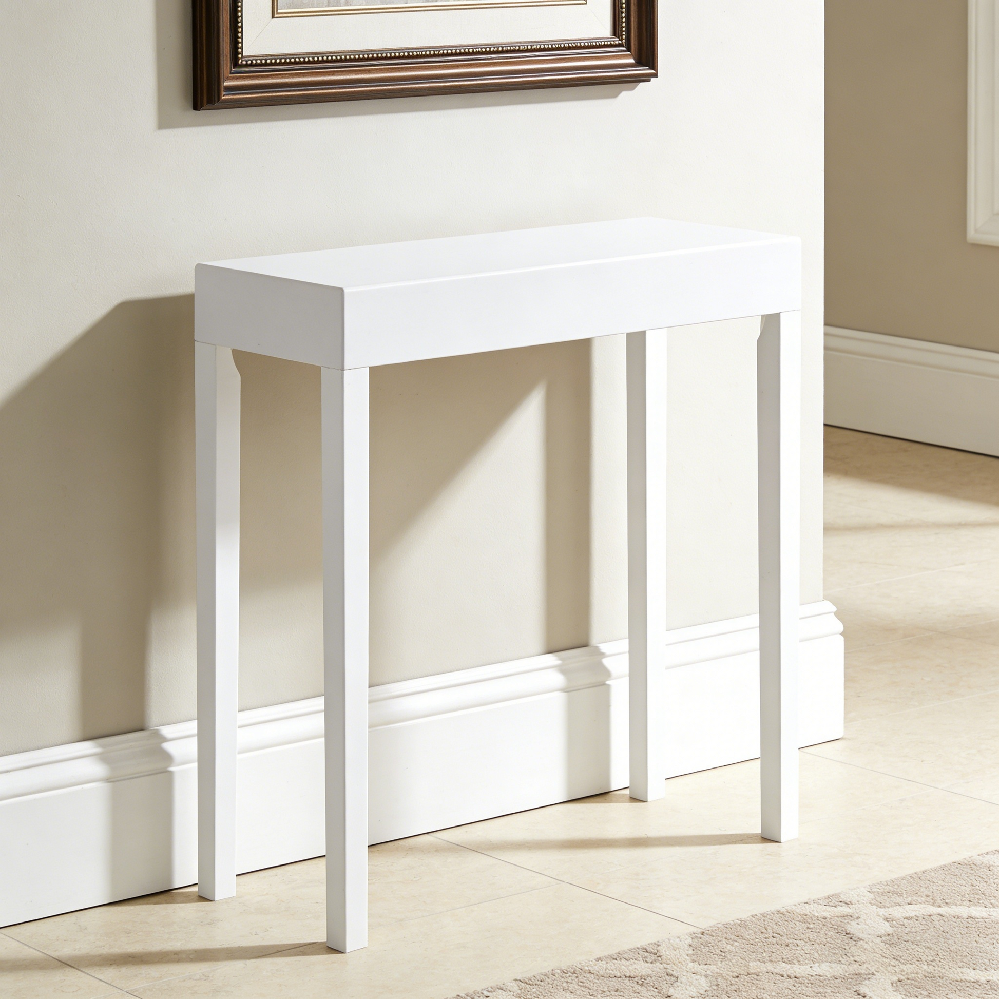 Modern Amy Console Table - White Sofa Table